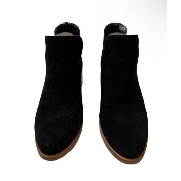 Steve Madden 7M Black Suede Lancaster Ankle Bootie Women’s - Picture 2 of 8